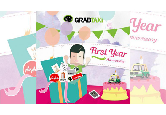 หางาน,สมัครงาน,งาน,GrabTaxi ประเทศไทยจัดกิจกรรมลุ้นโชคฉลองครบ 1ปี